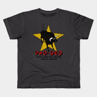 Vintage Texas Pho BBQ Kids T-Shirt